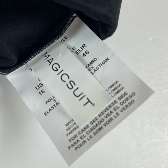 NEW Magicsuit Bikini Bottom Womens Size 16 Black High Rise NWOT - Picture 6 of 8